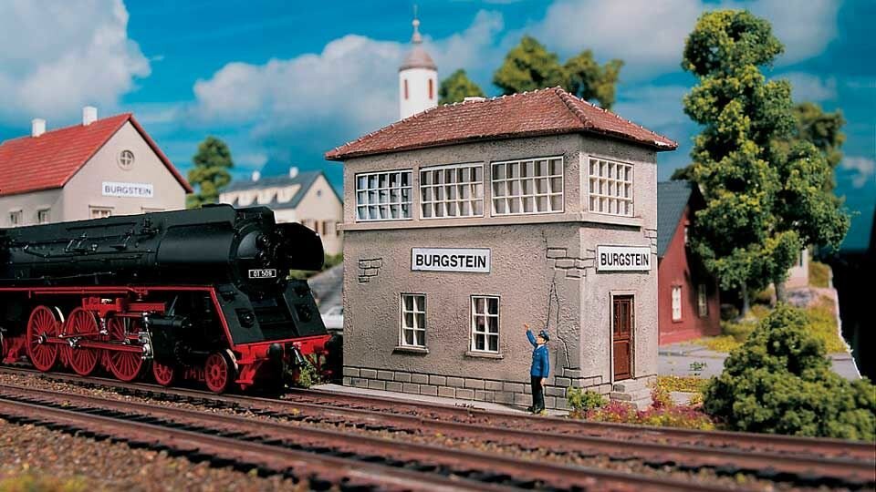 61822 Piko элемент железной дороги Диспетчерский пост Burgstein H0 1/87 165мм