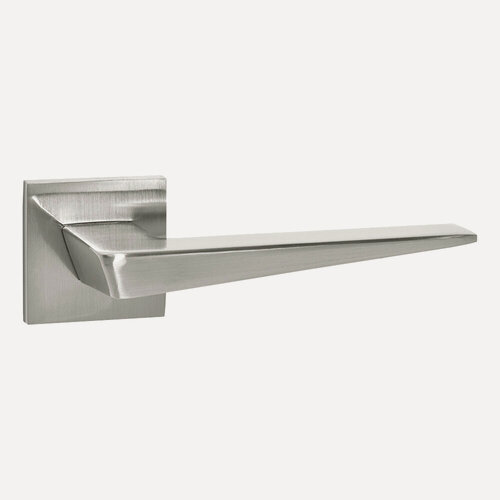 Изображение товара Дверная ручка AJAX TRIO JS51, алюминий, гальваническое покрытие, 1 класс ГОСТ, матовый никель