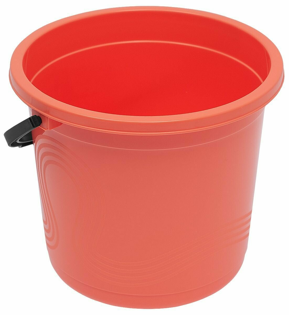 фото Ведро пластиковое с ручкой, 4 л, ведро для мытья полов Elfplast Волна, коралловый