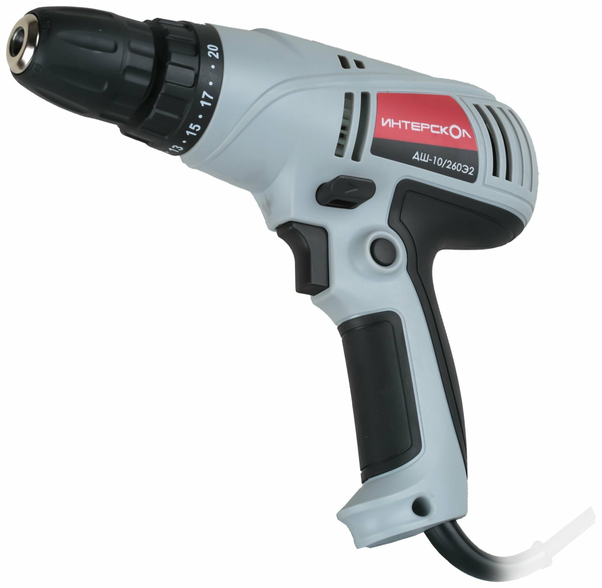 Шуруповерт Интерскол ДШ 10 260Э2  быстрозажимной патрон  вес 1 4 кг