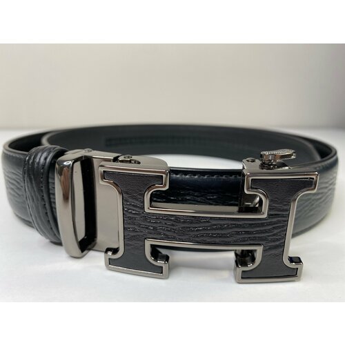 фото Ремень , размер 115, черный нет