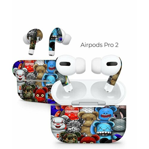 Защитная гидрогелевая пленка для Applee AirPods Pro 2 для кейса Ультратонкий чехол для беспроводных наушников Эпл Аирподс Про 2 наушники apple airpods pro 2 белый mqd83am a