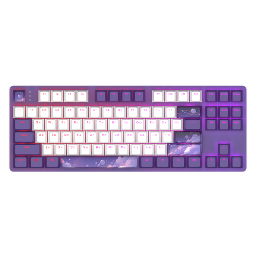 Red Square Keyrox TKL Hyperion фиолетовый, белый, фиолетовый
