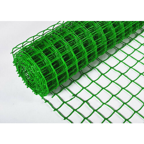 Пластиковая садовая решетка Ф-60 в рулоне 1х10 м, ячейка 50х60 мм, 250 г/м2, зеленая пластиковая садовая решетка ф 17 в рулоне 1х10 м ячейка 17х17 мм 250 г м2 зеленая