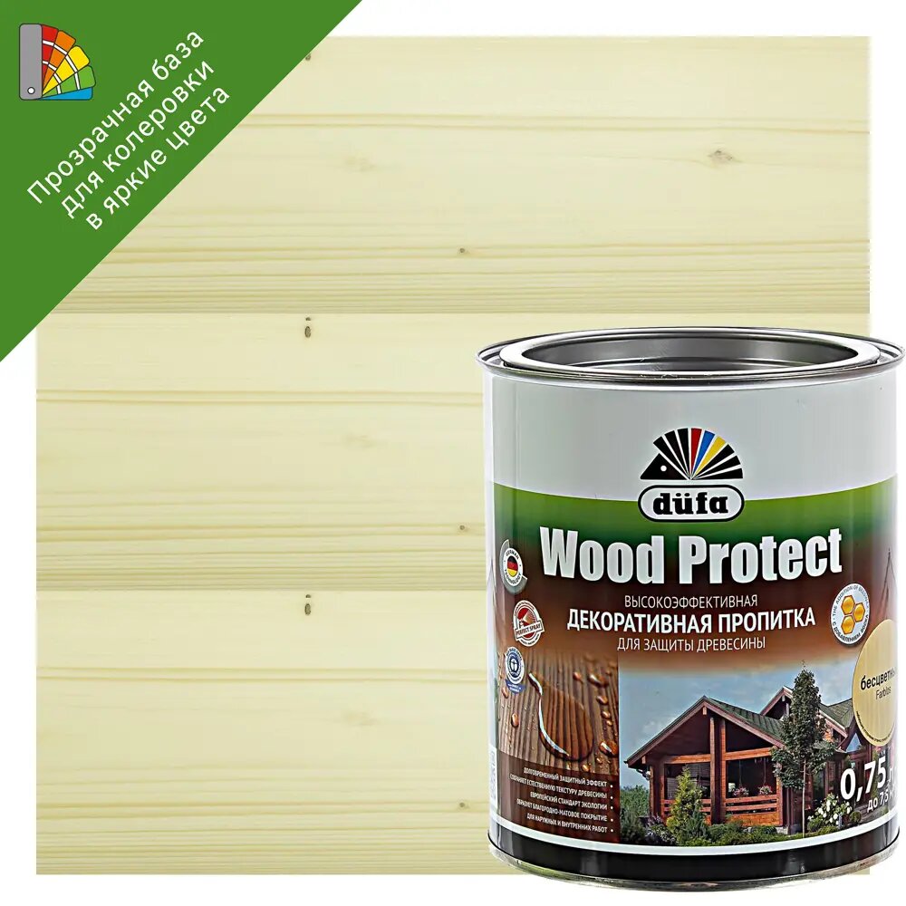 Антисептик Wood Protect прозрачный 0.75 л