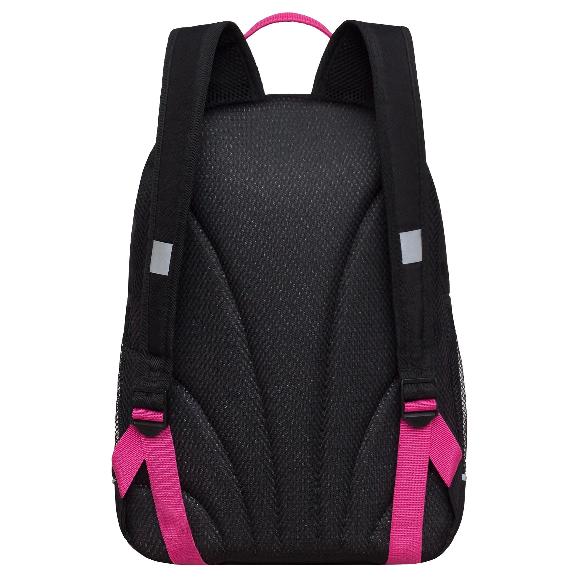 Рюкзак школьный GRIZZLY с карманом для ноутбука 13", жесткой спинкой, двумя отделениями, для девочки RG-463-1/2