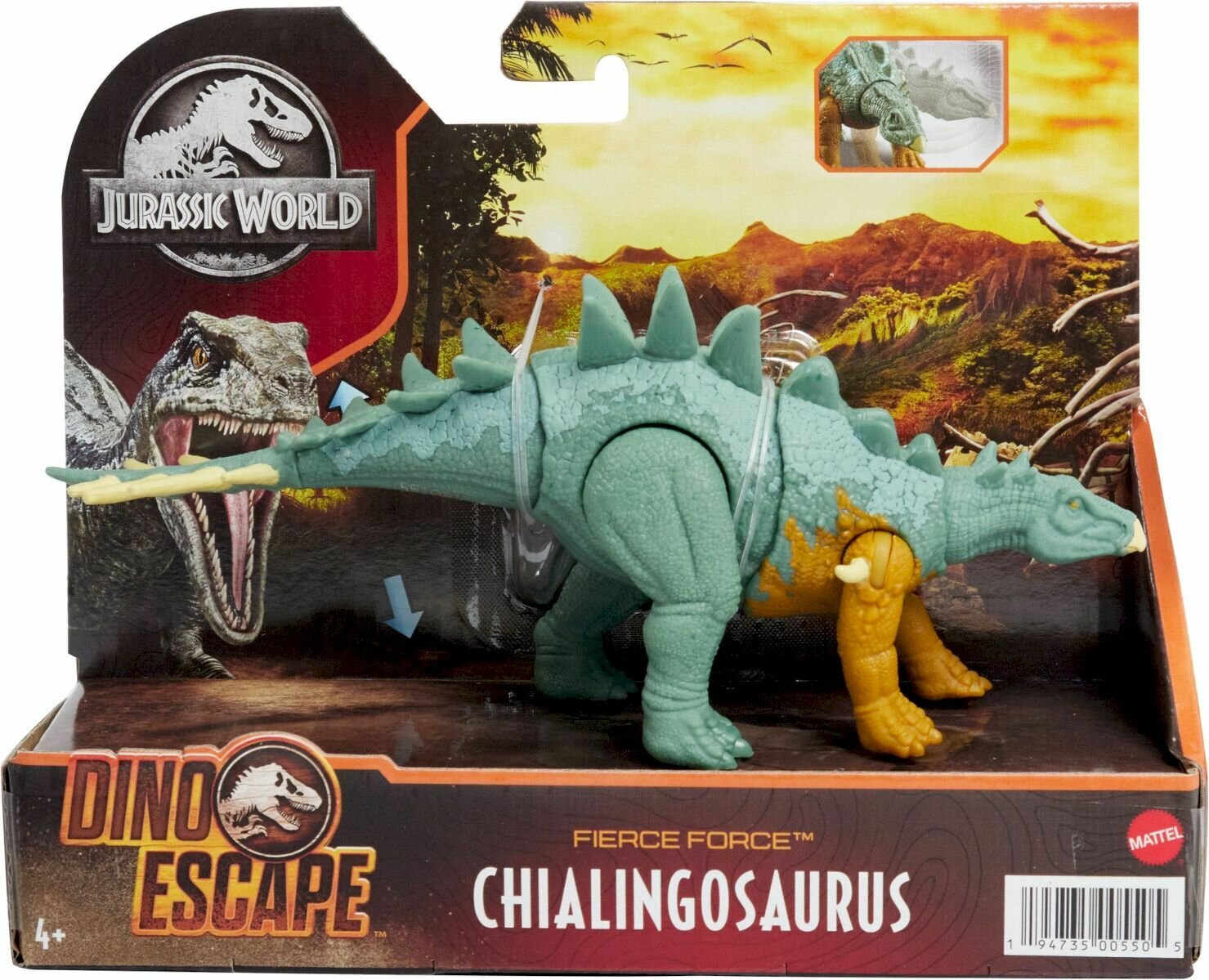 Фигурка динозавра Mattel Jurassic World Свирепая сила Хиалингозавр, GWN31_HBY69