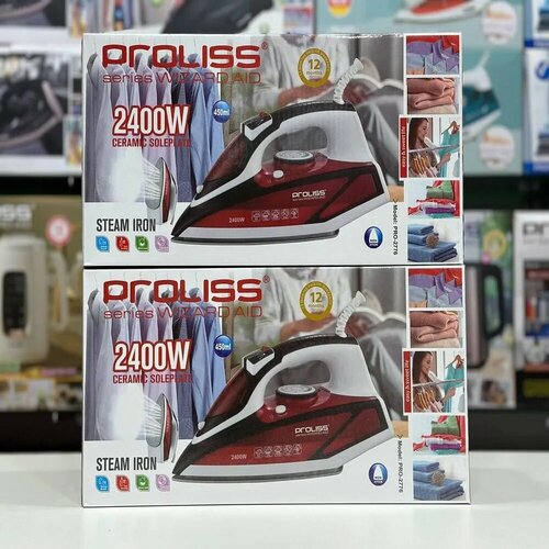 Утюг Pro-2776 керамика антипригарное покрытие 210000₽