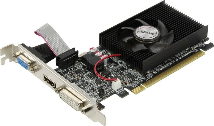 Видеокарта PCI-E Afox 512MB DDR3 64bit 40nm 520/800MHz D-Sub/DVI-D/HDMI - фото №11