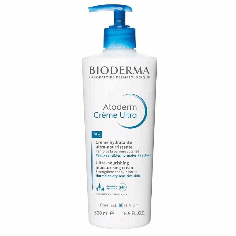 Крем Bioderma Atoderm Ultra 500 мл с помпой