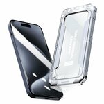 Защитное стекло ELFY с аппликатором от пыли для iPhone 15 Pro Max - изображение