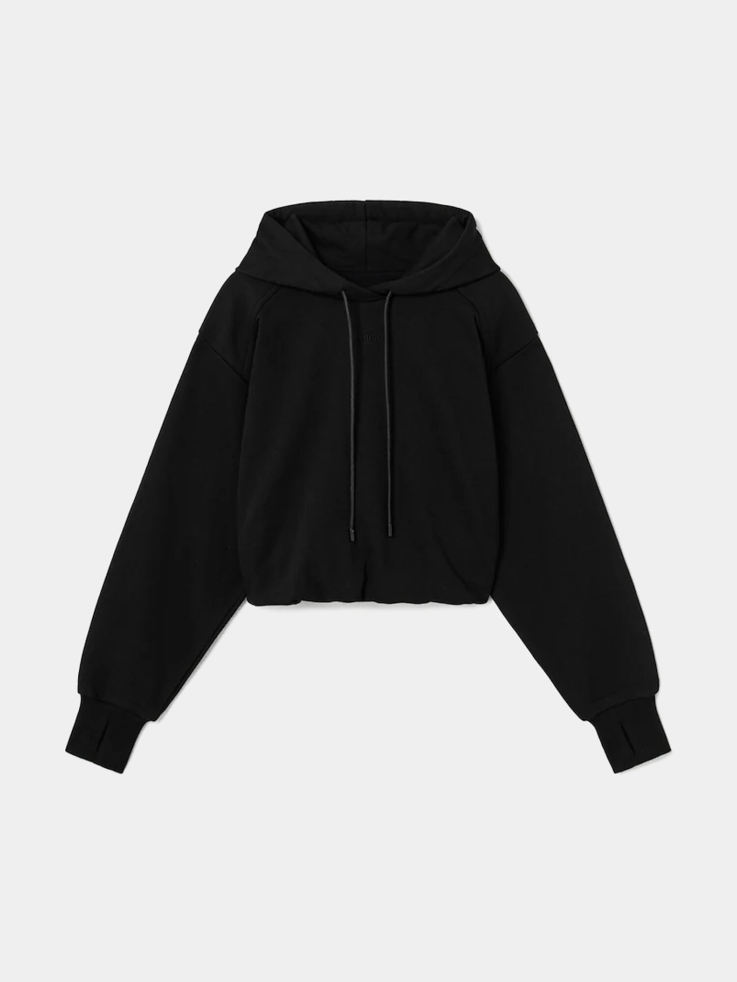 Худи JUUN.J Shoulder Detail Cropped Hooded