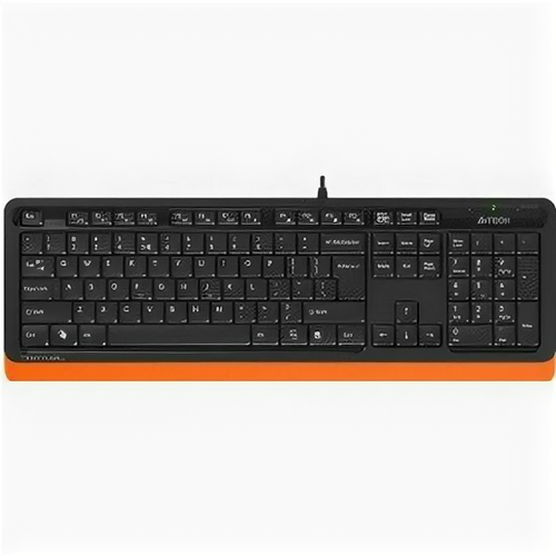 Клавиатура A-4Tech Fstyler FK10 ORANGE черныйоранжевый USB 1147534 260100₽