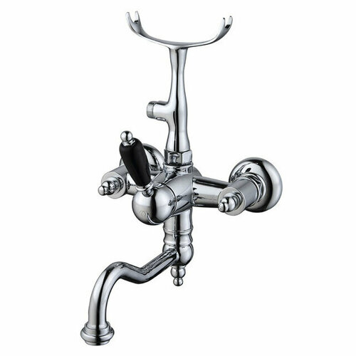 Смеситель для ванны Caprigo Adria Uno Black 02B-511-crm/черный хром