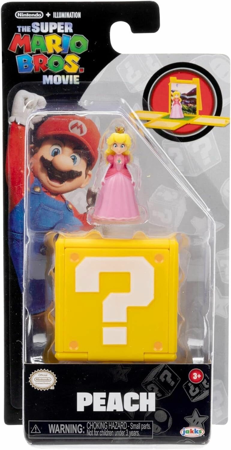 SUPER MARIO Фигурка Принцесса Персик Блоки Коллекционная игрушка "Марио"