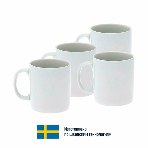 Набор фарфоровых кружек La Maison Basic, 320 мл, 4 шт