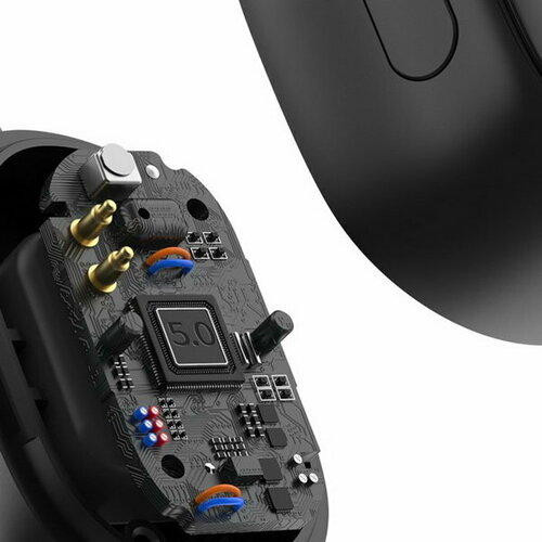 Наушники беспроводные WM01 Plus TWS вакуумные BT50 40800 мАч микрофон чёрные 372200₽