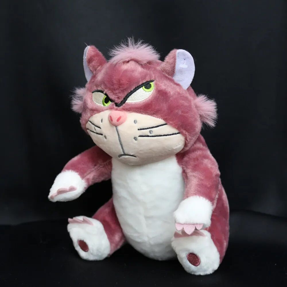 Мягкая игрушка Кот Люцифер 25 см красный/злой кот подарок для девочки для мальчика из Золушки