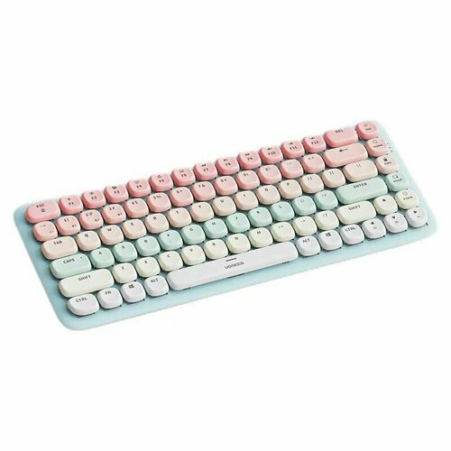 Клавиатура механическая беспроводная UGREEN KU101 FUN Bluetooth Mechanical Keyboard USB-C розовый-зеленый 638400₽