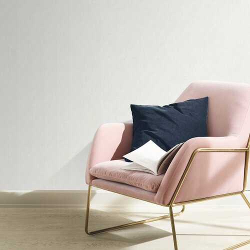 Обои WALL UP Akzent 1.06 x 10.50 654905 на флизелиновой основе метровые, цвет белый, моющиеся