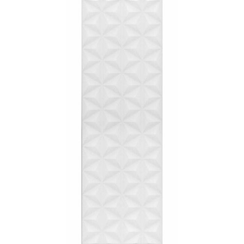 Керамическая плитка KERAMA MARAZZI 12119R Диагональ белый структура обрезной. Настенная плитка (25x75) (цена за 0.938 м2) настенная плитка simple белый 25x75 1 уп 9 шт 1 69 м2