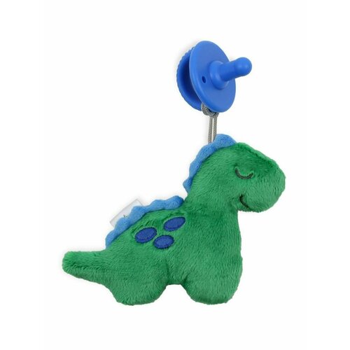 Tzy ritzy, Силиконовая соска с плюшевой игрушкой Динозаврик