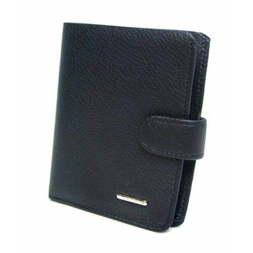 Бумажник Rockfeld, фактура гладкая, черный