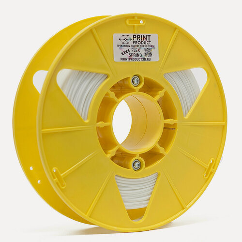 Изображение товара Titi Flex Spring Белый , 500 гр, 1,75мм, пластик PrintProduct для 3D-принтера