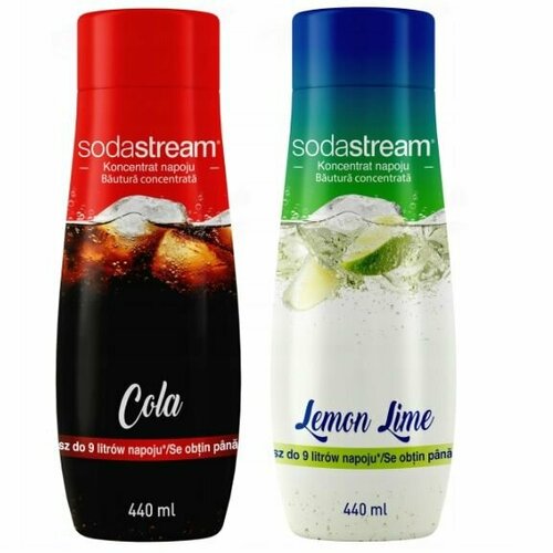 Сироп-концентрат SodaStream Cola+Лимон-Лайм 440 мл 2 шт