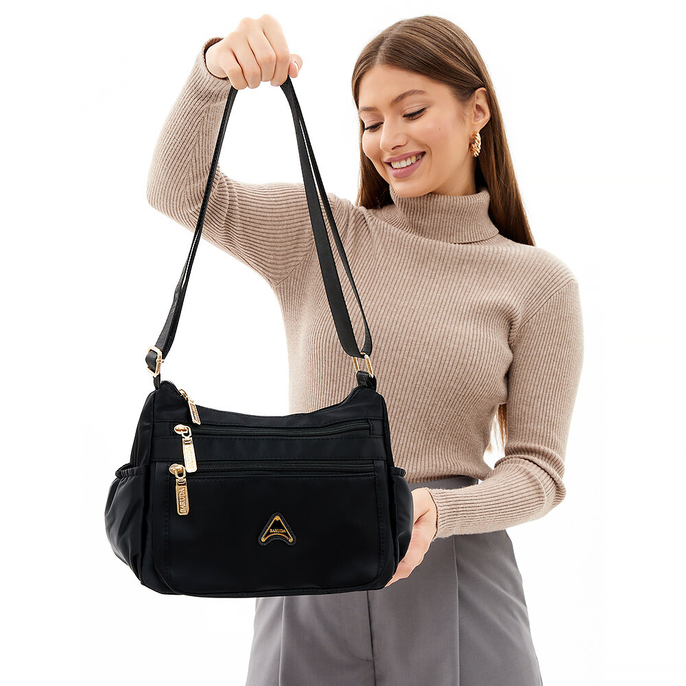 фото Сумка женская городская Baruda повседневная/ стильная/ влагозащитная (BR-32) черная