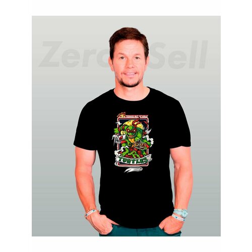 фото Футболка черепашки ниндзя, размер 4xs, черный zerosell