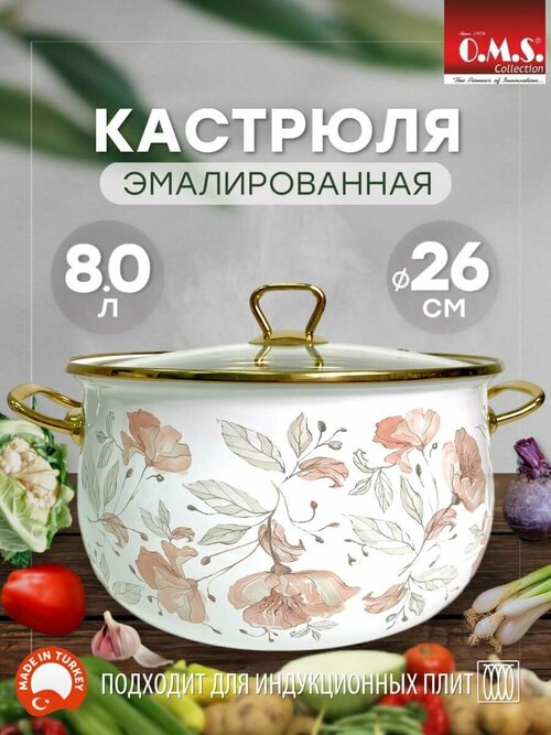 Кастрюля эмалированная 