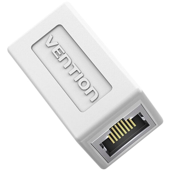 Адаптер-соединитель Vention RJ45 F / RJ45 F 8p8c кат. 6 Белый Адаптер-соединитель Vention RJ45 F/RJ45 F кат. 6 (IPVW0)