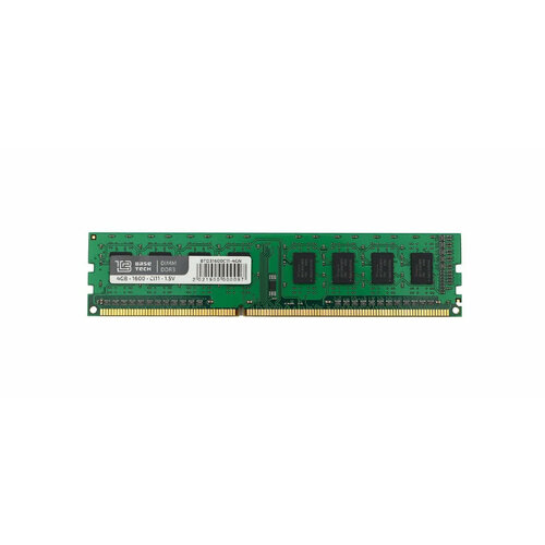 память basetech ddr3 dimm 4гб 1600мгц cl11 bulk Оперативная память BaseTech DIMM DDR3 4Гб(1600МГц, CL11, BTD31600C11-4GN)