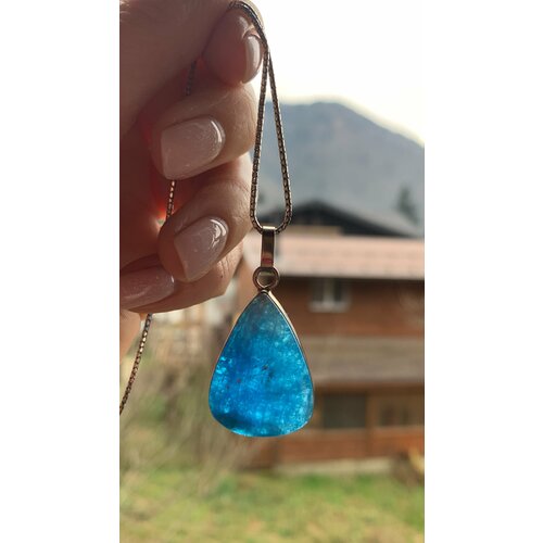 Колье True Stones, апатит, синий