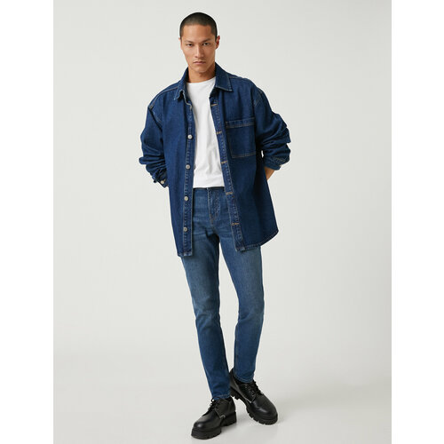 фото Джинсы koton, размер 29/32, синий