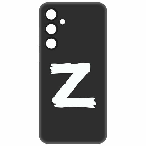 Чехол-накладка Krutoff Soft Case Z для Samsung Galaxy A35 5G (A356) черный чехол накладка krutoff soft case шахматы для samsung galaxy a35 5g a356 черный
