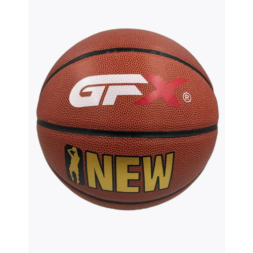 фото Мяч баскетбольный tf-870a, коричневый торговая федерация