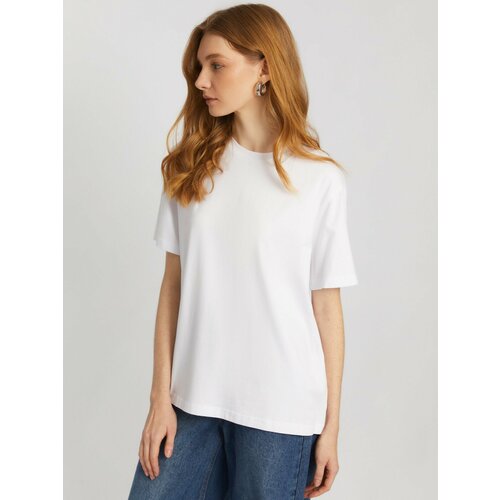 фото Футболка zolla, размер xxl, белый