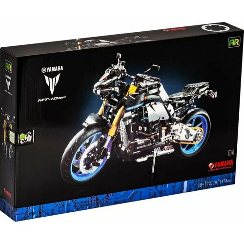 Конструктор Мотоцикл Yamaha MT-10 SP из 1478 деталей конструктор lego technic 42159 yamaha mt 10 sp 1478 дет