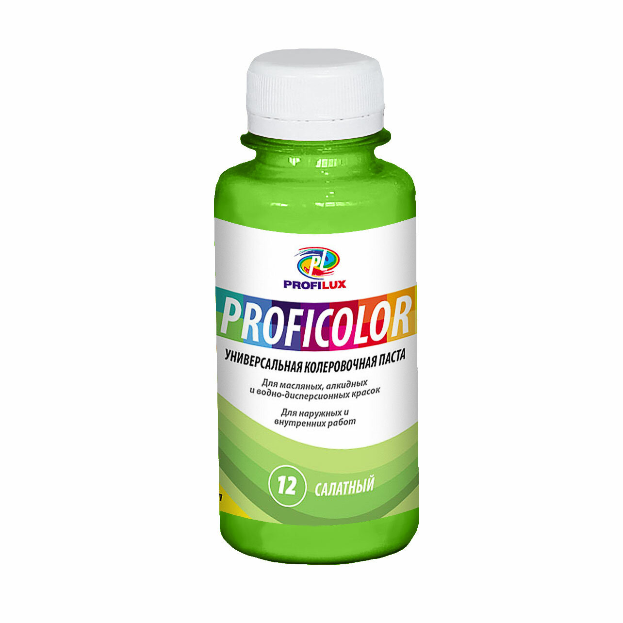 Profilulux PROFICOLOR / Профилюкс Профиколор краситель универсальный № 12 салатный 100мл