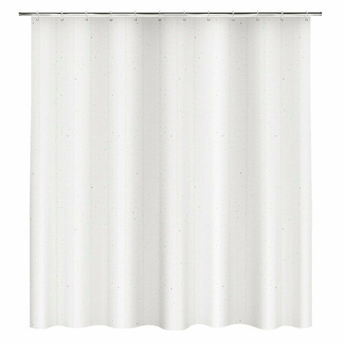 Занавеска для ванной fora wave 200х180см полиэстер белый 3357₽