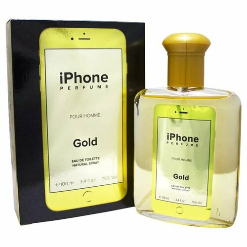 Apple Parfums Мужская Туалетная вода Iphone Pour Homme Gold, 100 мл sterling parfums oros pour homme limited edition парфюмированная вода 50мл