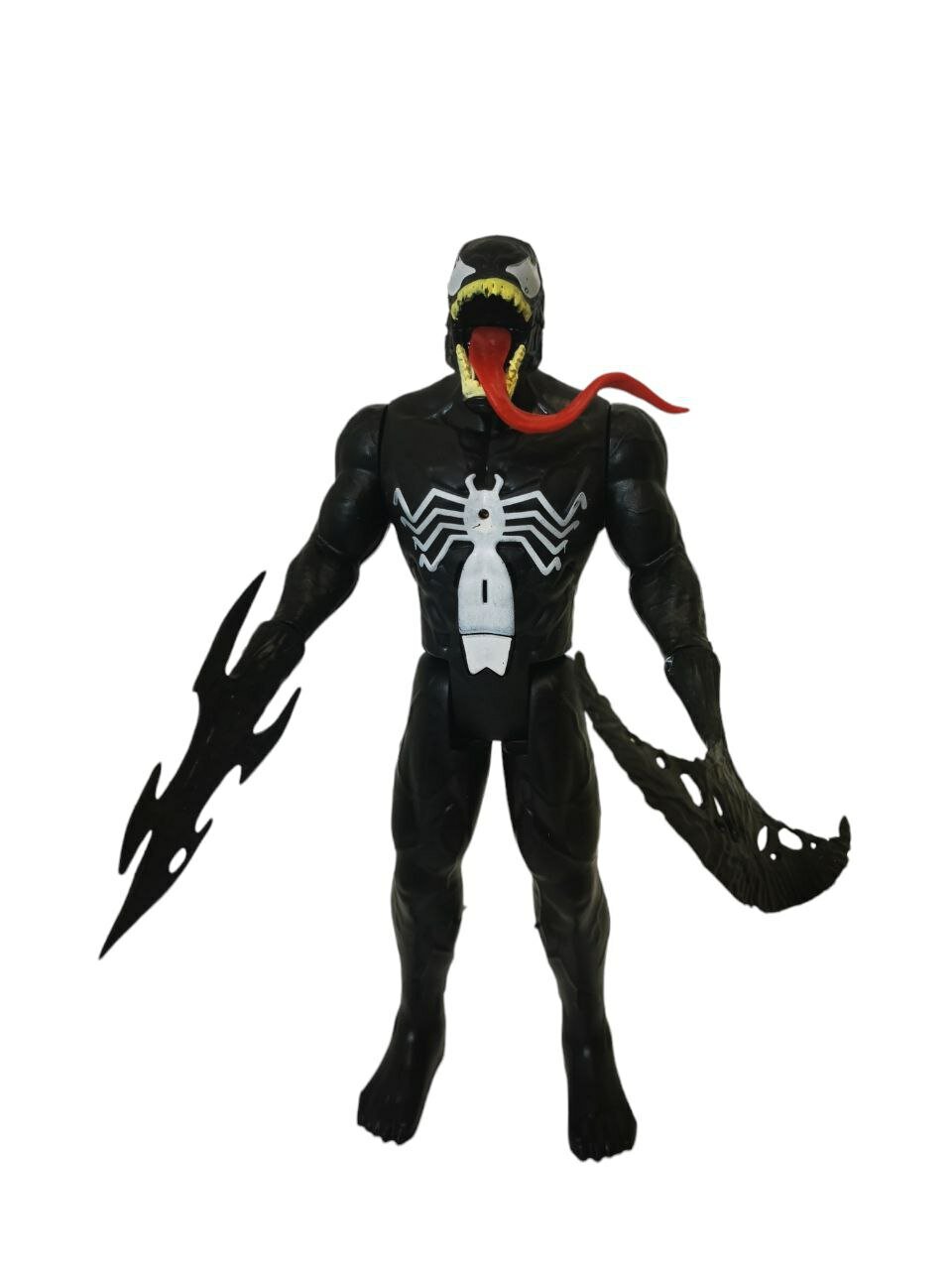 Фигурка Супергерои Веном 30 см / Venom / Фигурка Веном / MARVEL / Подсветка и Звуковое сопровождение 30см.