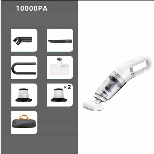 Крутой и мощный Автомобильный Ручной пылесос беспроводной 4в1 12V c силой всасывания 10000 Pa 269900₽
