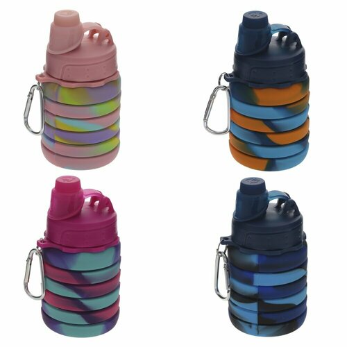 Бутылка, 500 мл, L7 W7 H24 см, разм. полк. Lп7 Wп7 Hп14 см, 4в.