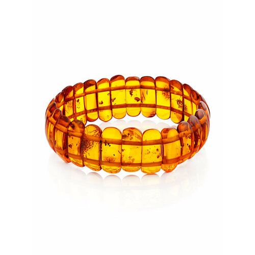 фото Браслет, янтарь, 1 шт., размер 16 см, коричневый amberhandmade
