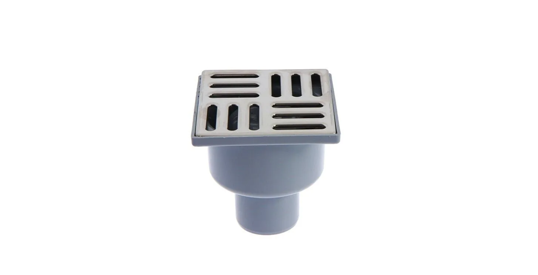 фото ANI ТА5710, Трап вертикальный, регулируемый, с выпуском 50 мм, с решеткой из пластмассы 15*15см