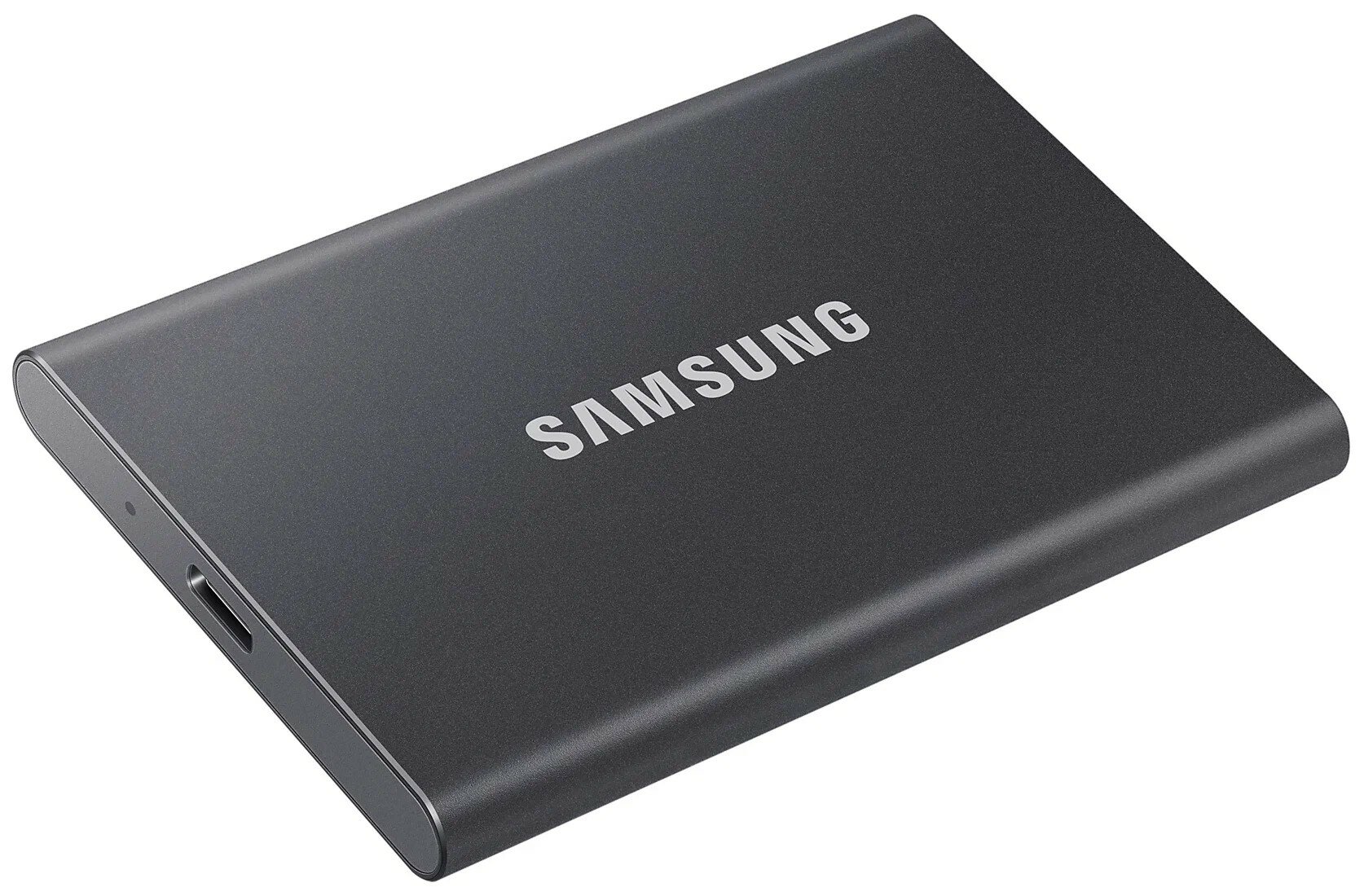 SSD диск PCI-E внешний / Samsung T7 Portable 500gb, серый / 1050/1000mbs / USB 3.2 Gen 2 Type-C / MU-PC500T/WW