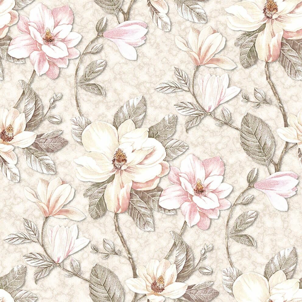 фото Обои с акриловой пеной Гомель Фокс "Магнолии" бежевый 10653